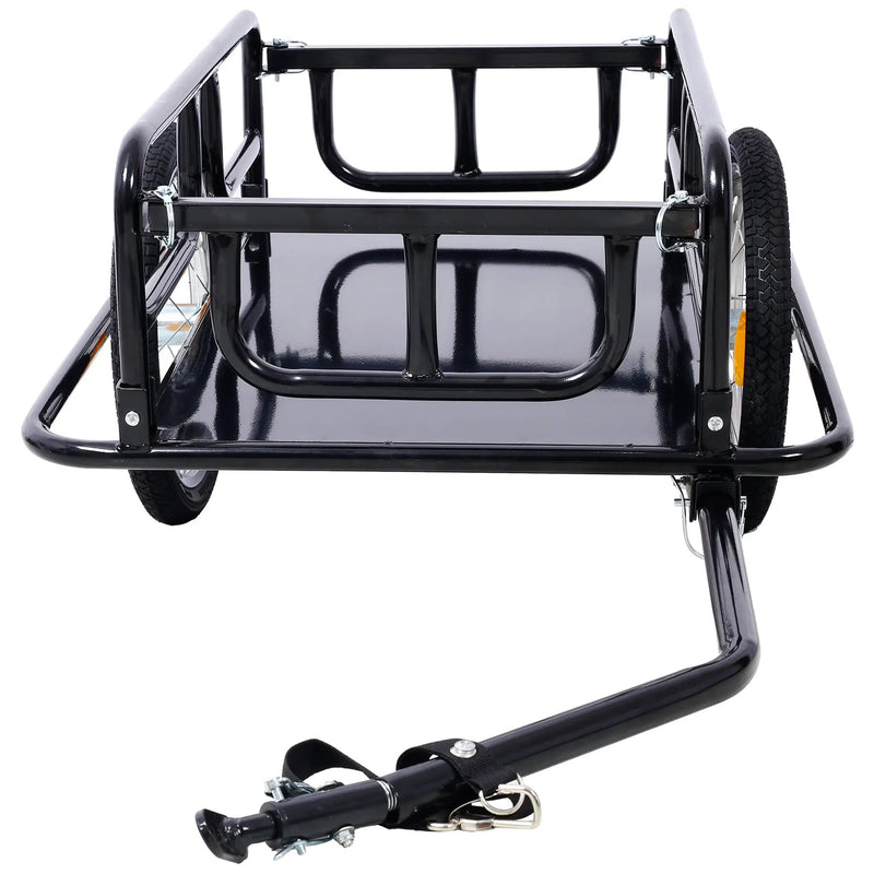 Foldable Bike Cargo Trailer with Universal Bike Hitch by HouseOfZazla