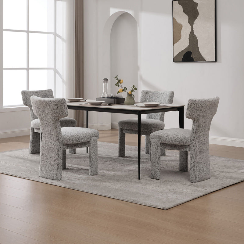 Armless Curved Back Accent Chairs by HouseOfZazla