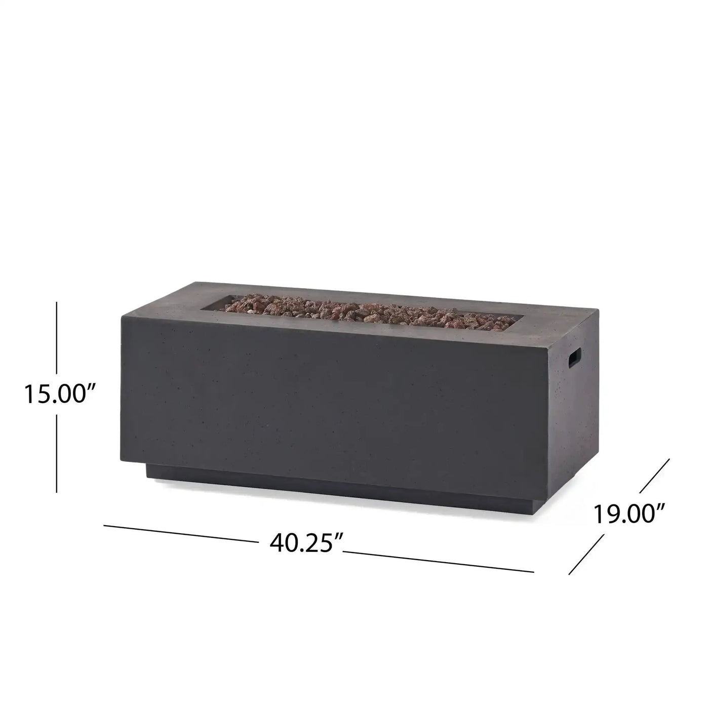 Contemporary Outdoor 40,000 Btu Propane Fire Pit by HouseOfZazla