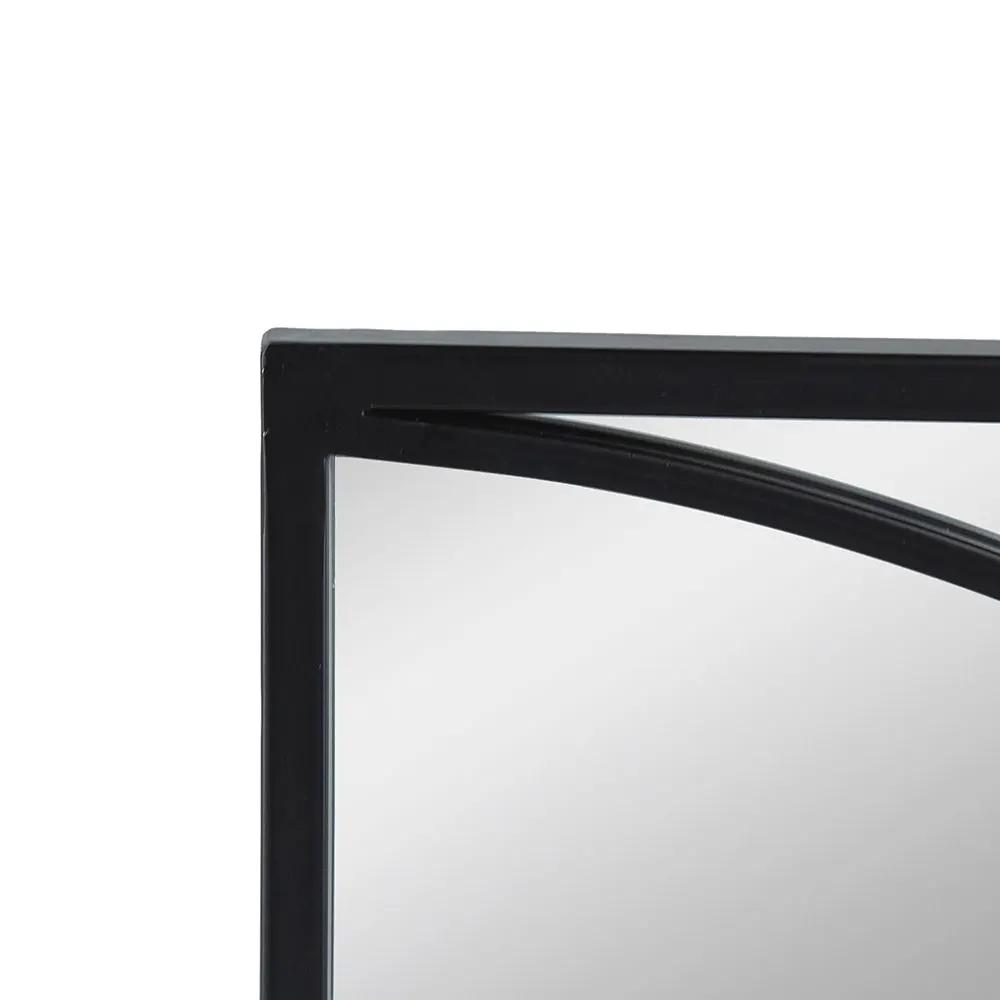 Rectangular Wall Mirrors With Frame, Home Decor For Living Room Bedroom Entryway - Black by HouseOfZazla