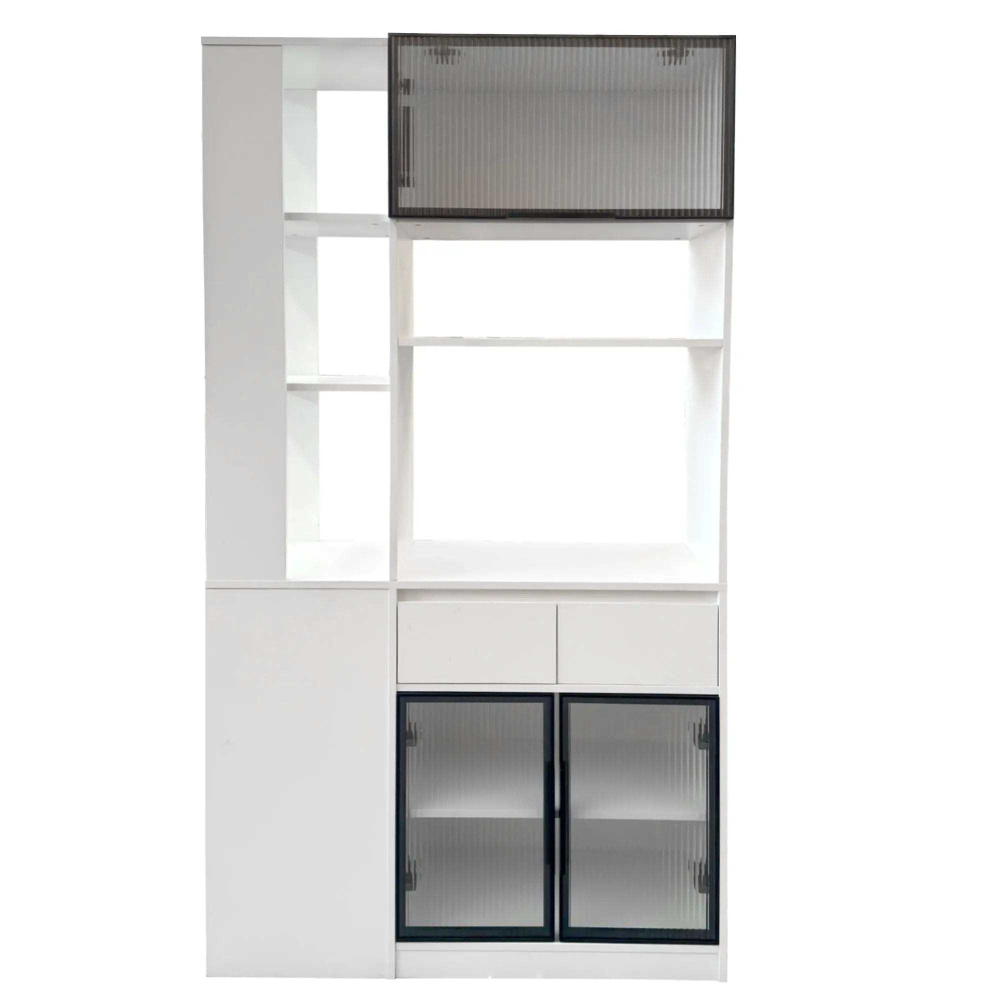 70.87"H Tall Storage Cabinet with Multi-functional Storage Space by HouseOfZazla