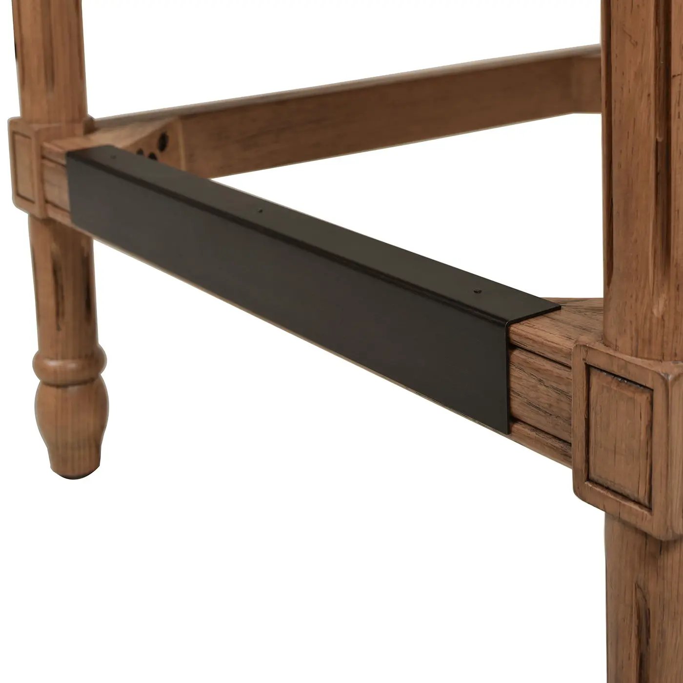 Triomphe - Rattan Wicker High Back Armless Counter Bar Stool by HouseOfZazla