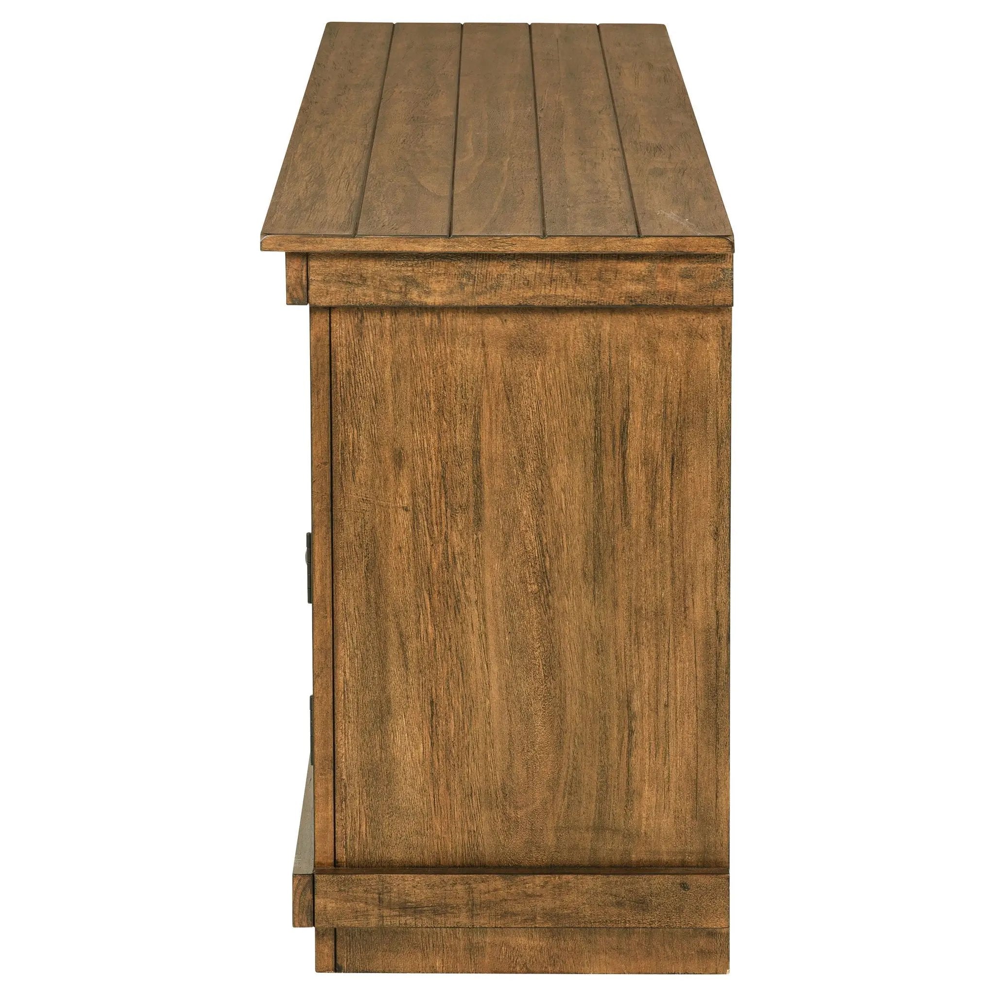 Payne 60-inch TV Stand Media Console Distressed Brown by Unique Piece Furniture