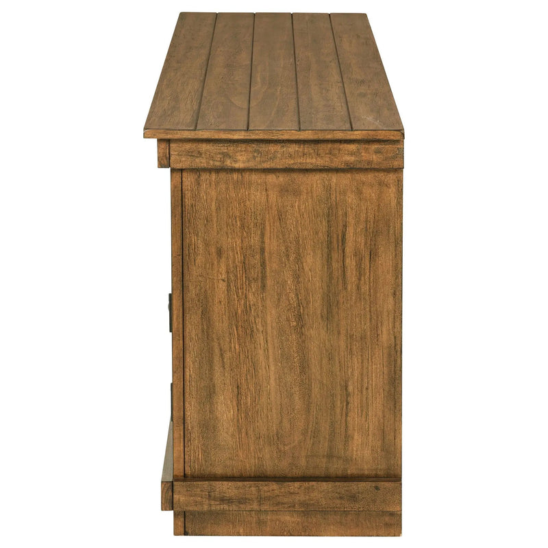Payne 60-inch TV Stand Media Console Distressed Brown by Unique Piece Furniture