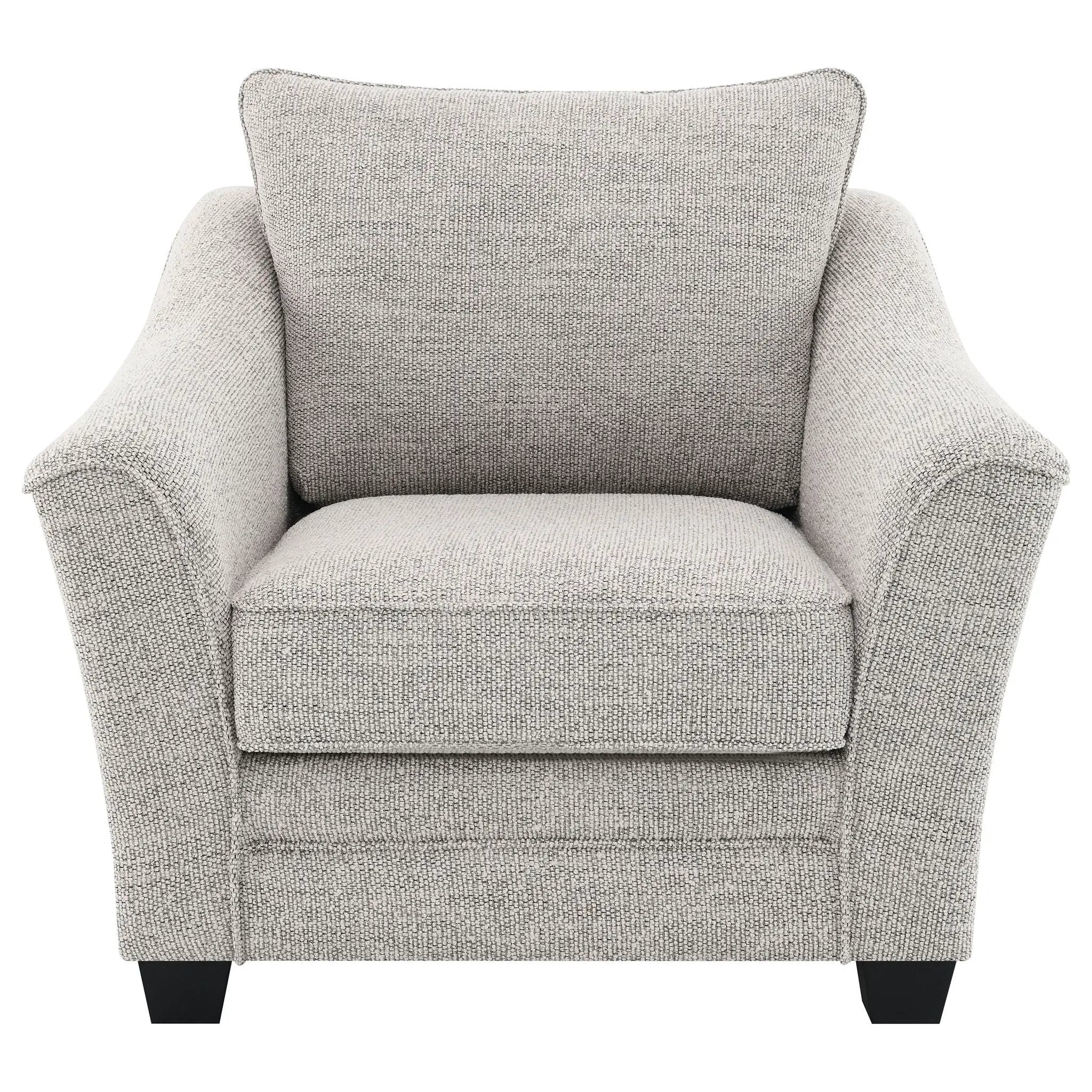 Tomkins Boucle Upholstered Chair Light Grey by Unique Piece Furniture