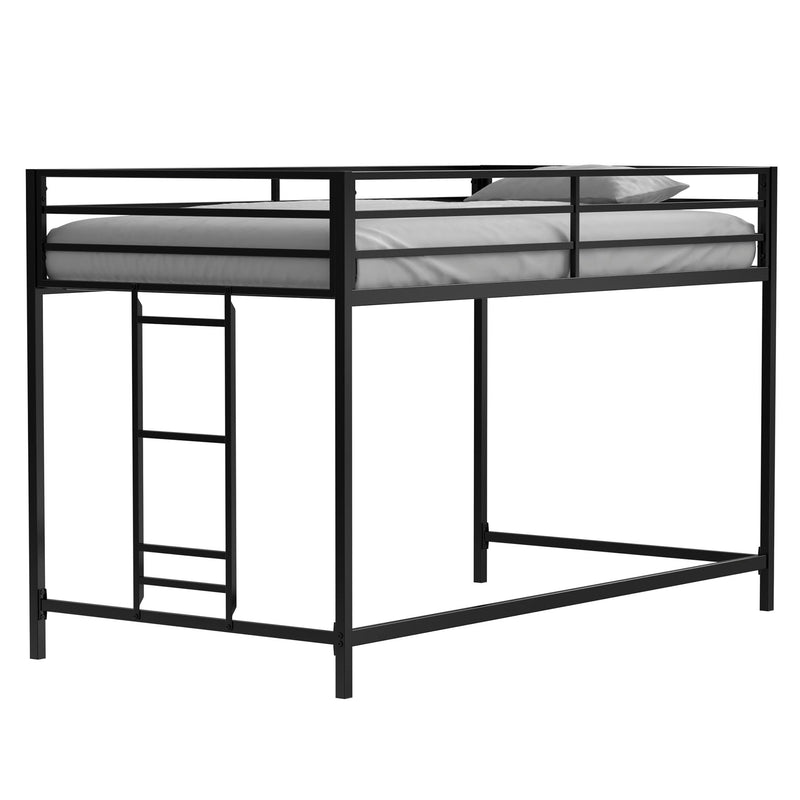 Adam - Twin Loft Bunk - Black by HouseOfZazla