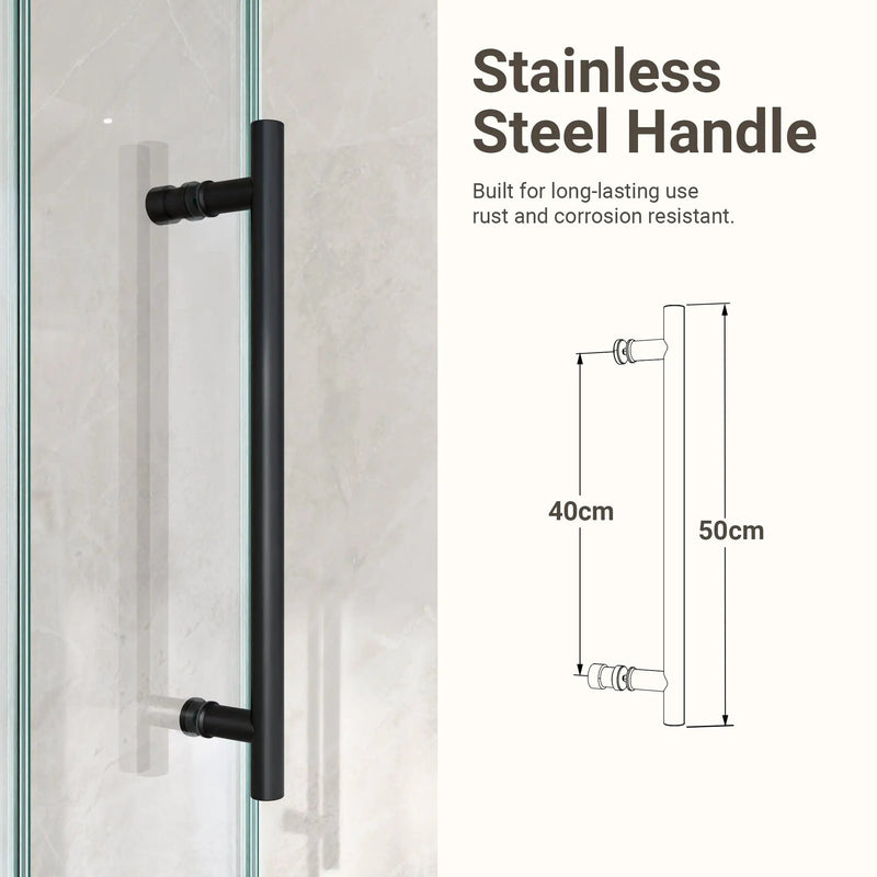 56-60"W x 72"H Frameless Single Sliding Shower Door by HouseOfZazla