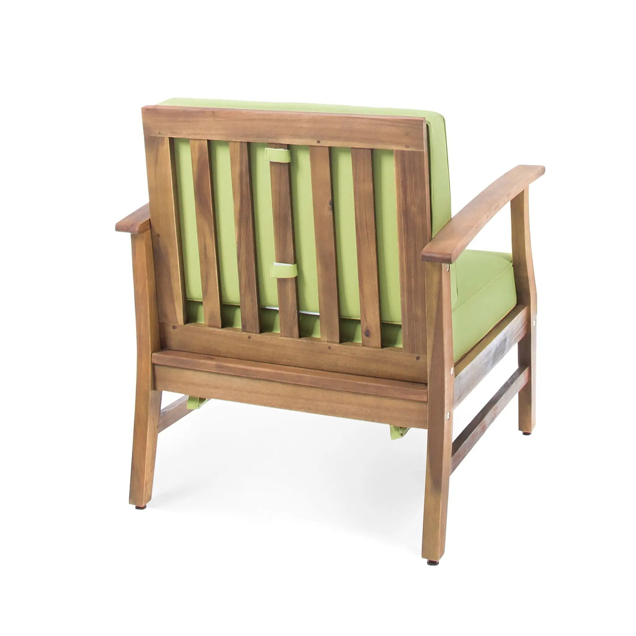 Perla Contemporary Club Chair with Water Resistant Cushion by HouseOfZazla