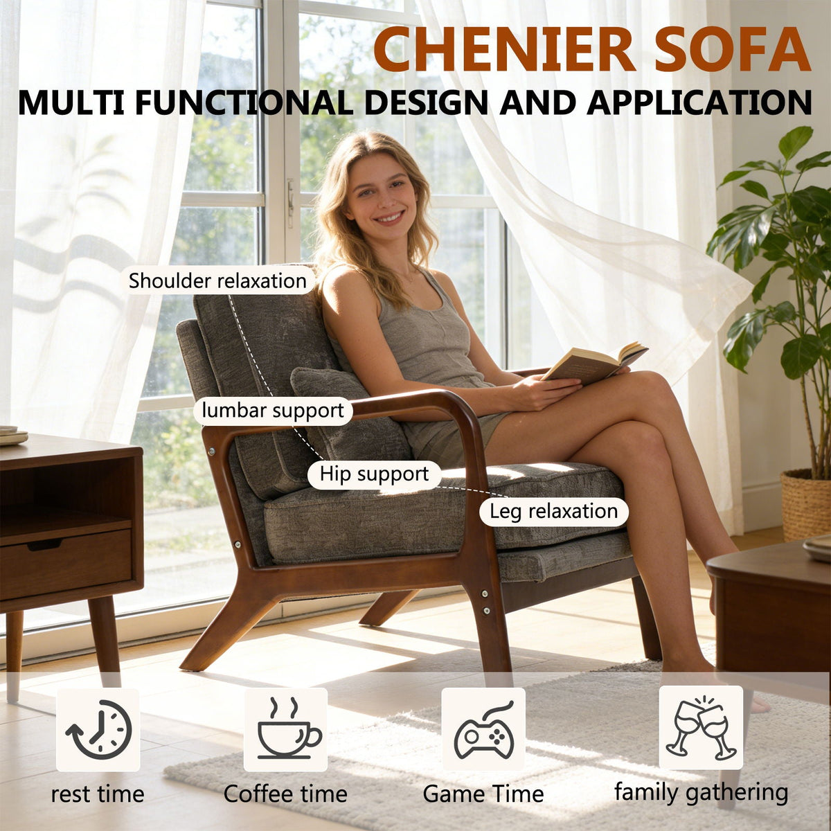 Upholstered Living Room Chair, photo 18 of 19