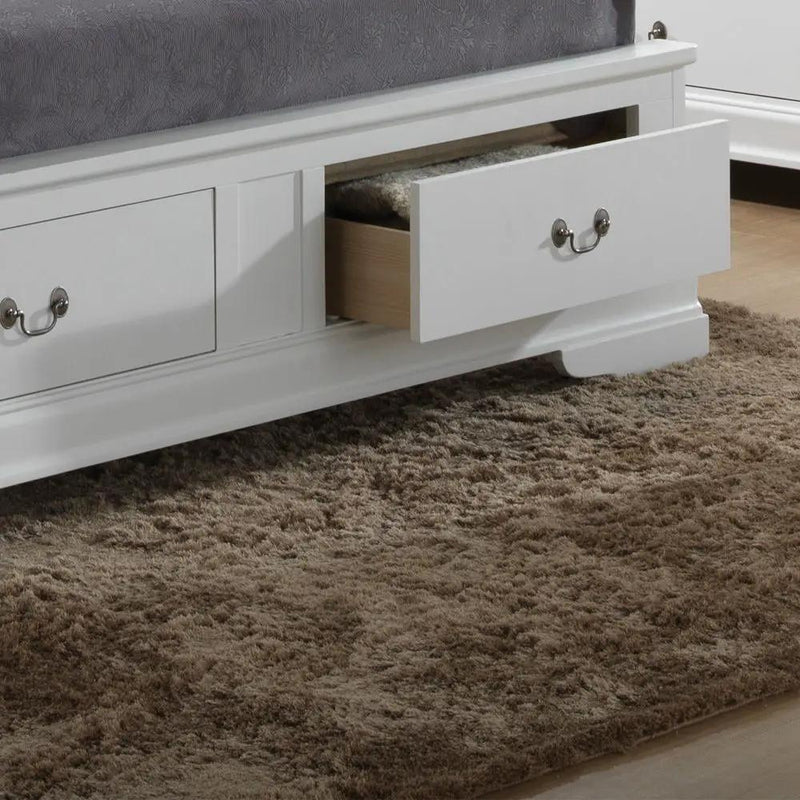 Upholstered Panel Sleigh Bed Design by Unique Piece Furniture
