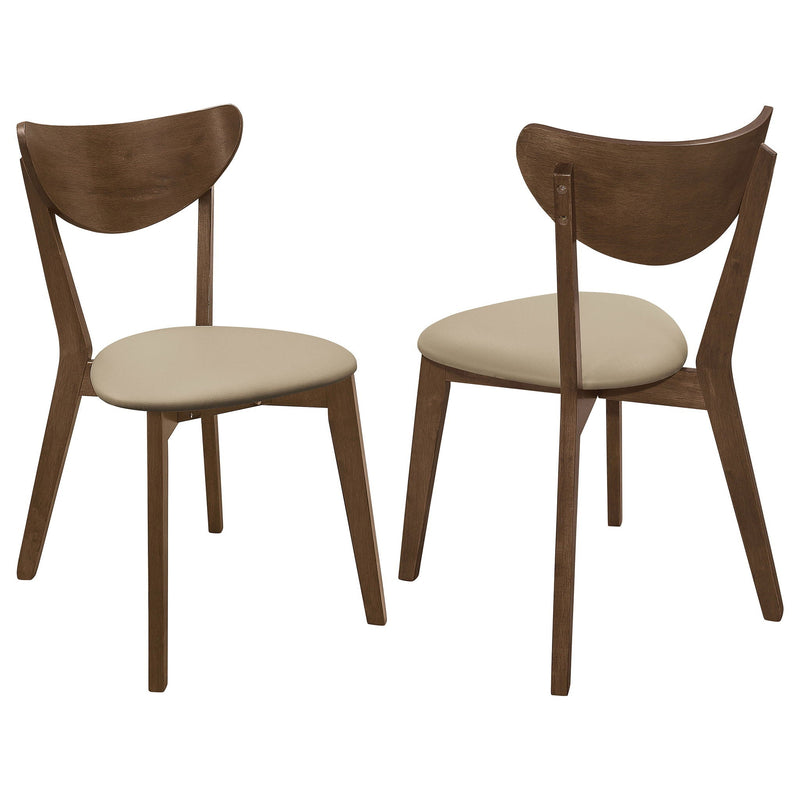 Kersey Wood Dining Side Chair Chestnut (Set of 2) by Unique Piece Furniture