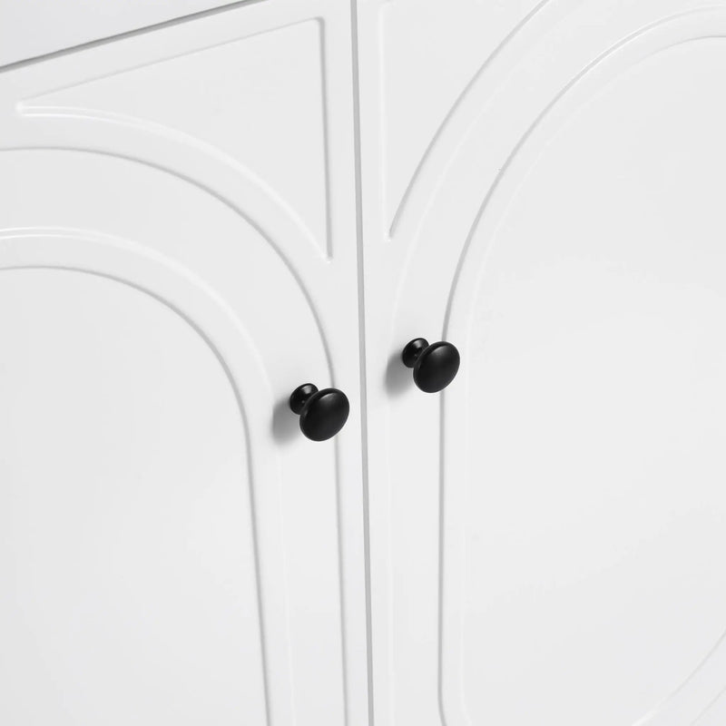 Modern Freestanding Bathroom Vanity With Soft Close Cabinet Doors