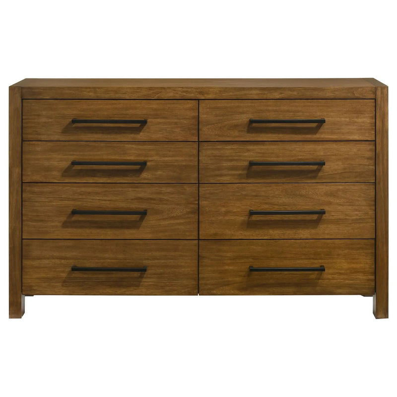 Adderley 8-drawer Bedroom Dresser Cabinet Warm Brown by Unique Piece Furniture