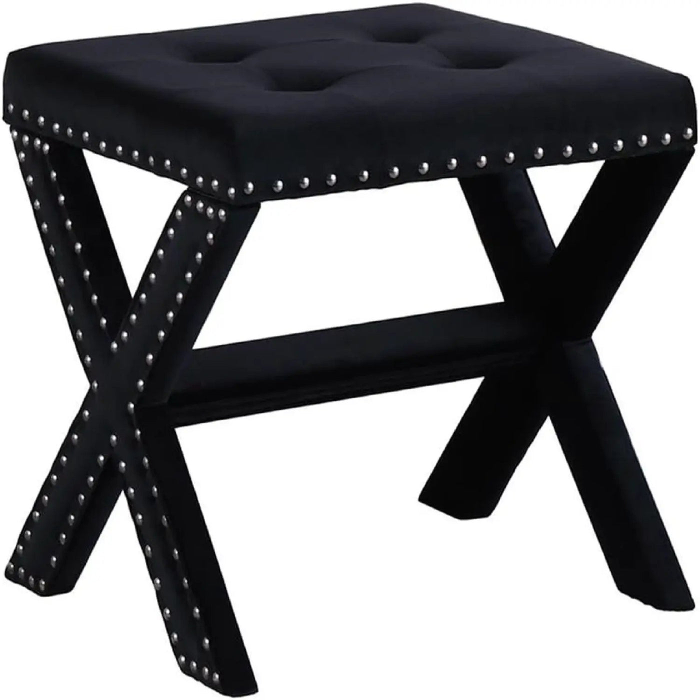 Upholstered Accent Bench With Nailhead Trim by HouseOfZazla