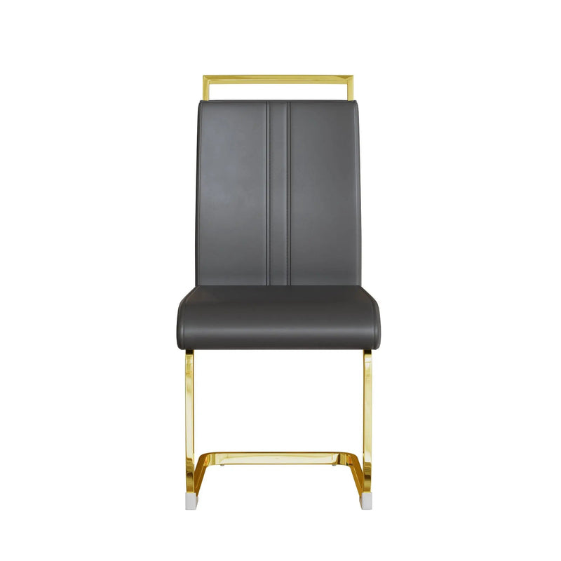 Side Dining Room Chair, Padded Seat High Back