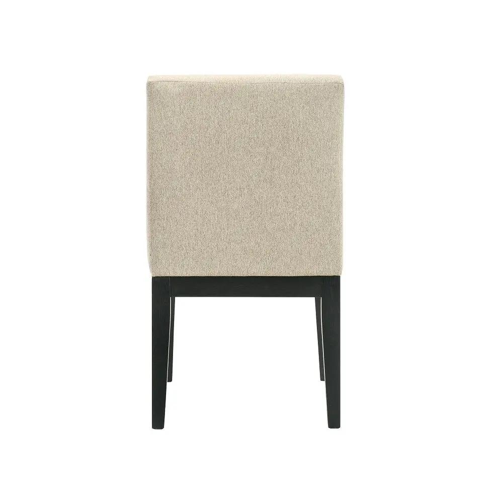 Froja - Side Chair (Set of 2) - Beige Fabric & Black by Unique Piece Furniture