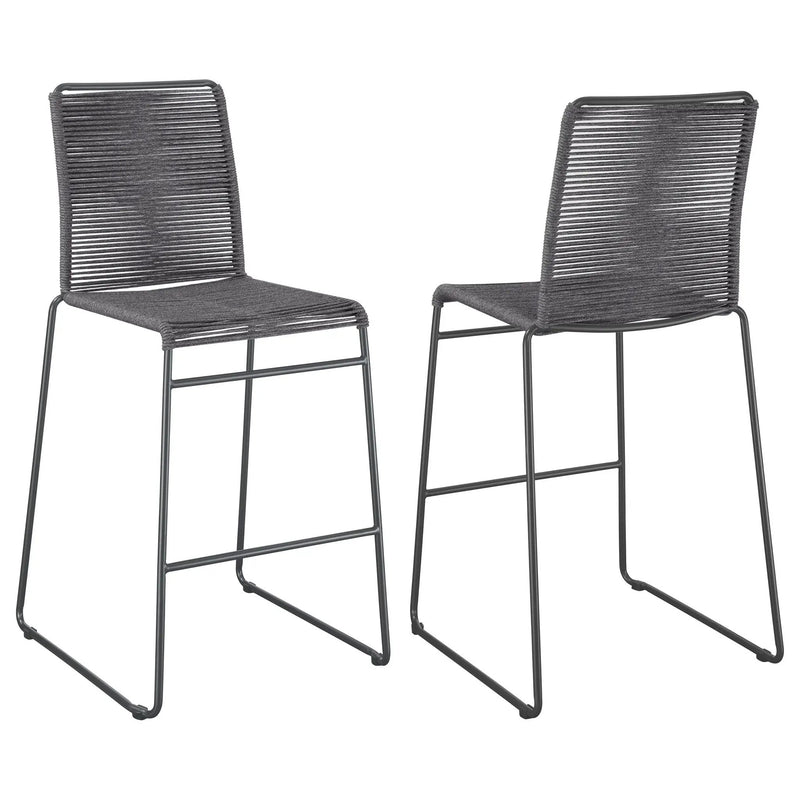 Jerome - Bar Chair (Set of 2) - Charcoal