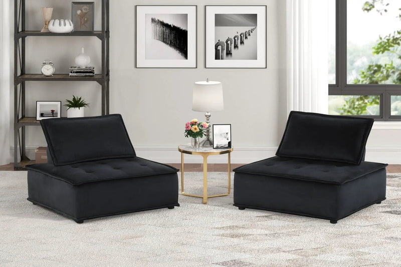 Anna - Armless Lounge Chair by Unique Piece Furniture