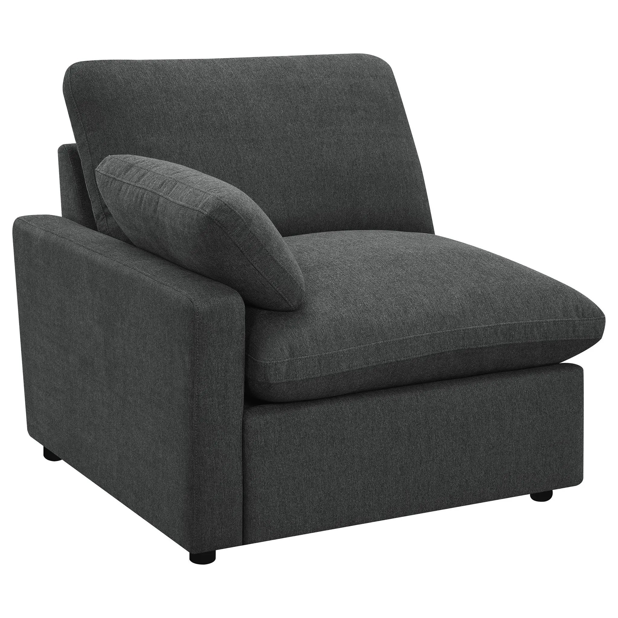 Collins Modular Power Loveseat Dark Grey by Unique Piece Furniture