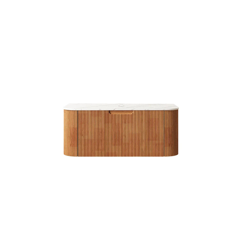 DINA 36'' Wall Mounted Cabinet with Carrara by HouseOfZazla