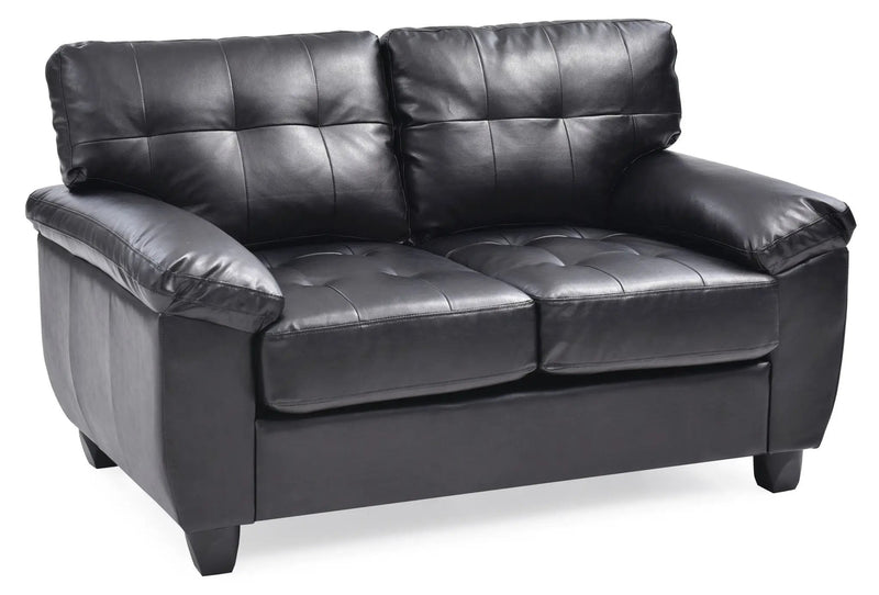 Stylish Loveseat With Padded Arms by Unique Piece Furniture