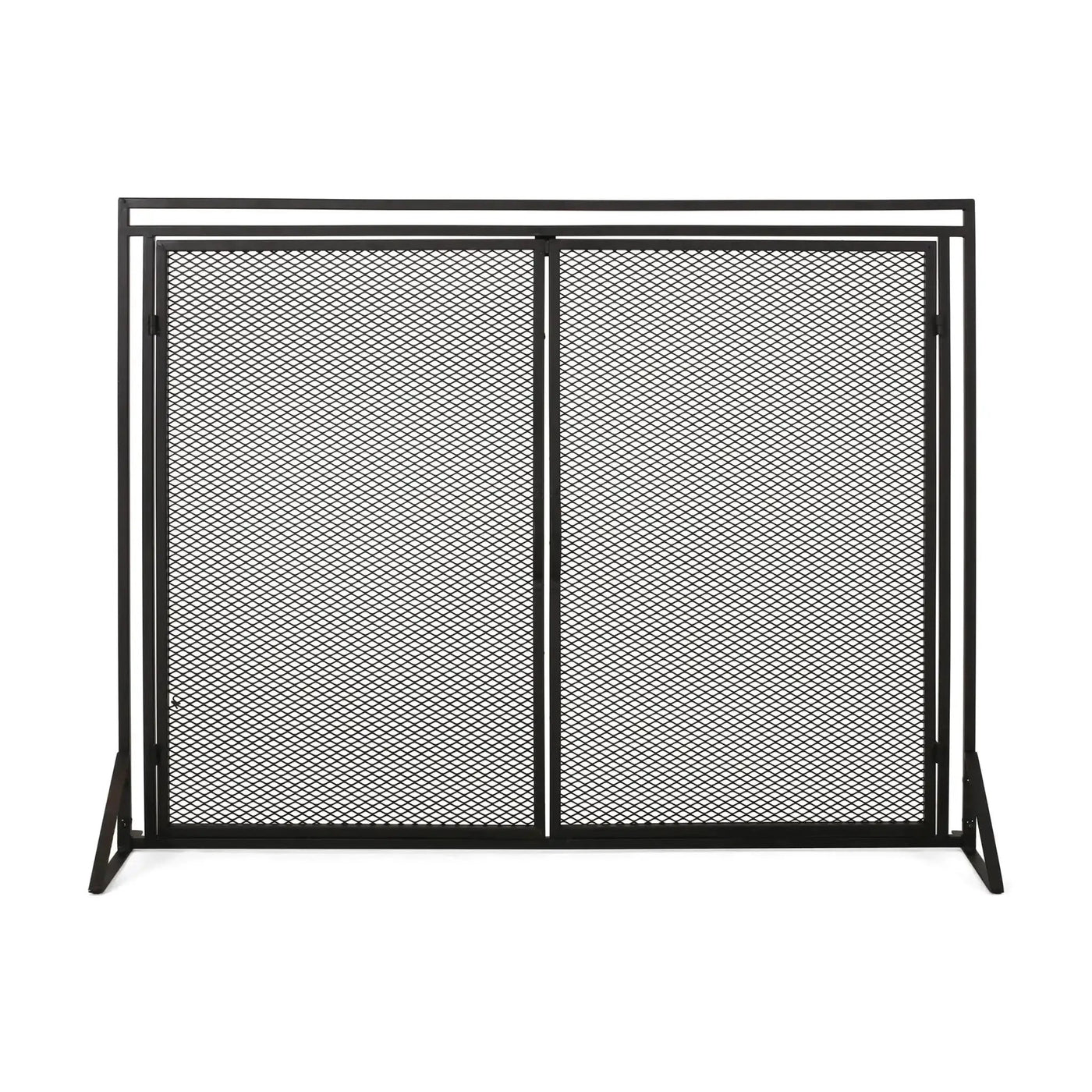 Samantha Iron Fireplace Screen 2 Door Design by HouseOfZazla