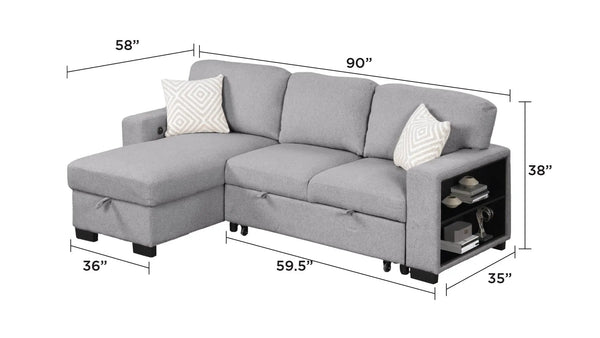 Pinto Modern Style Sectional Sofa, photo 2 of 7
