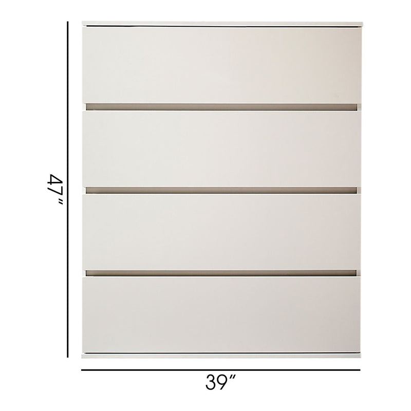 Liv - 4 Drawer Contemporary Wood Chest by HouseOfZazla