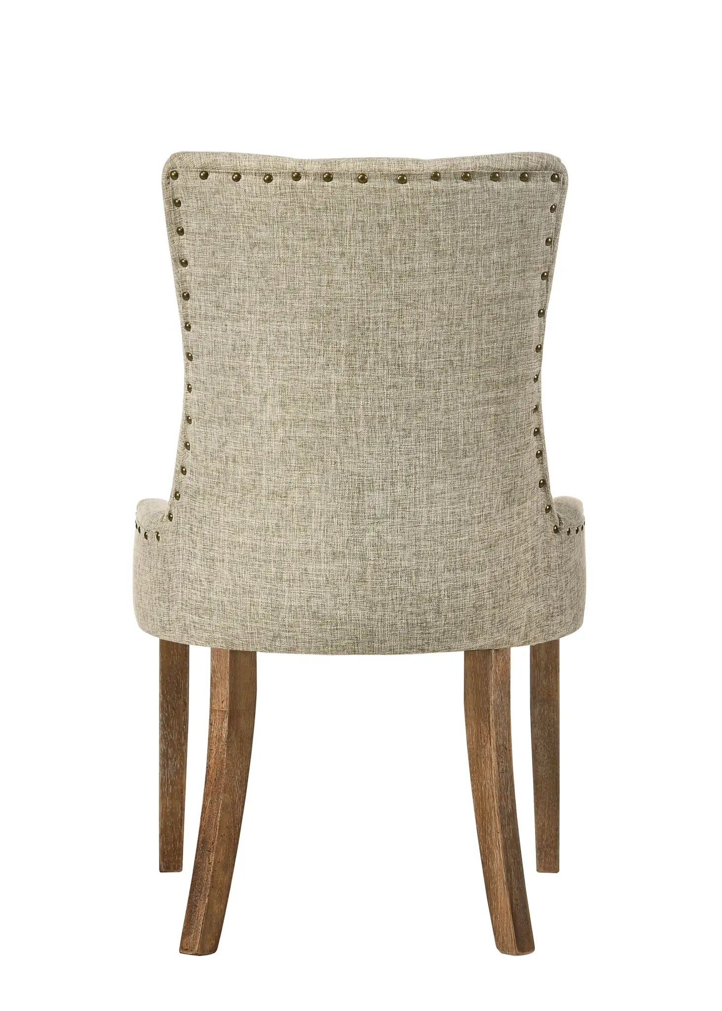 Yotam - Side Chair (Set of 2) - Beige / Oak by Unique Piece Furniture