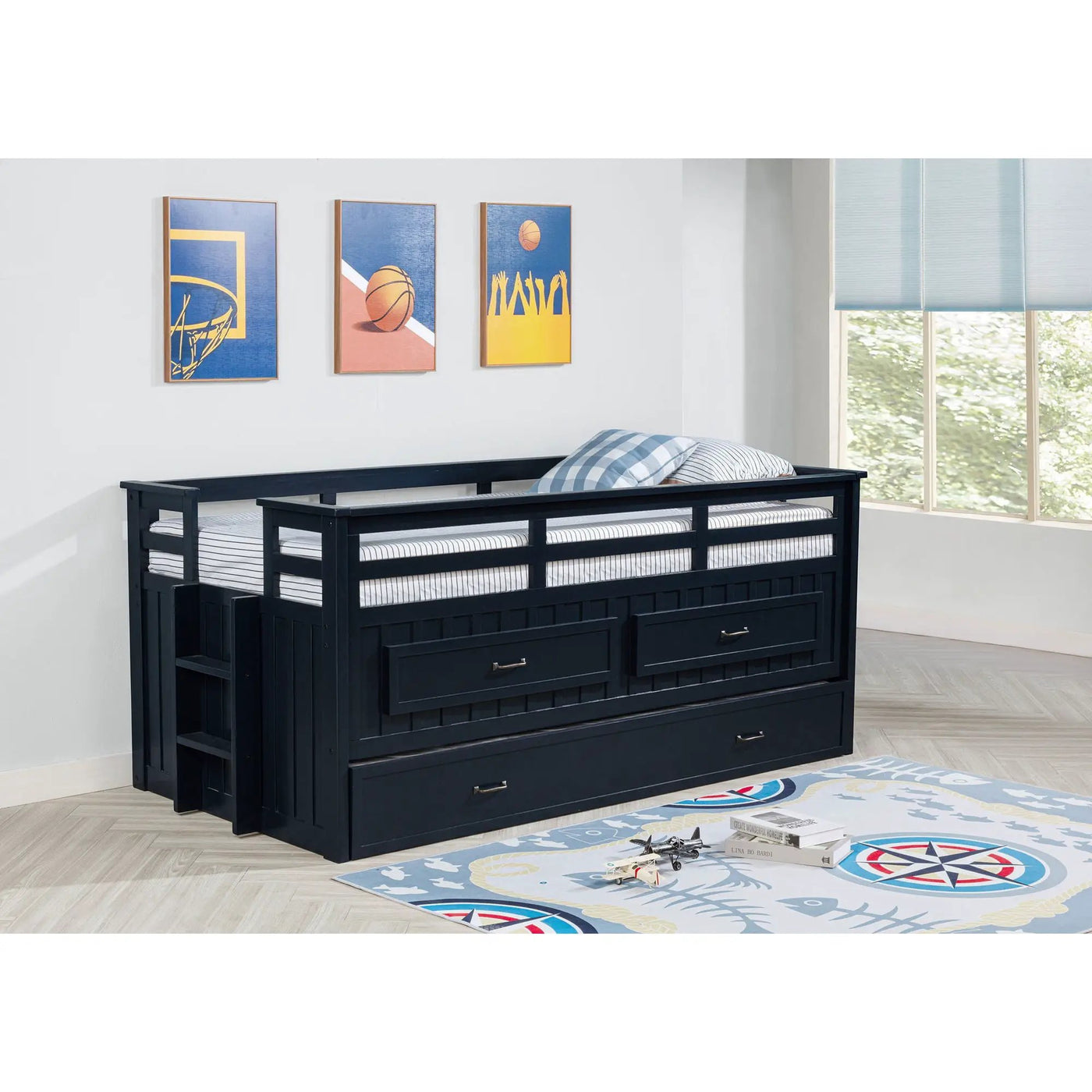 Starboard - Captain's Bed With Trundle by HouseOfZazla