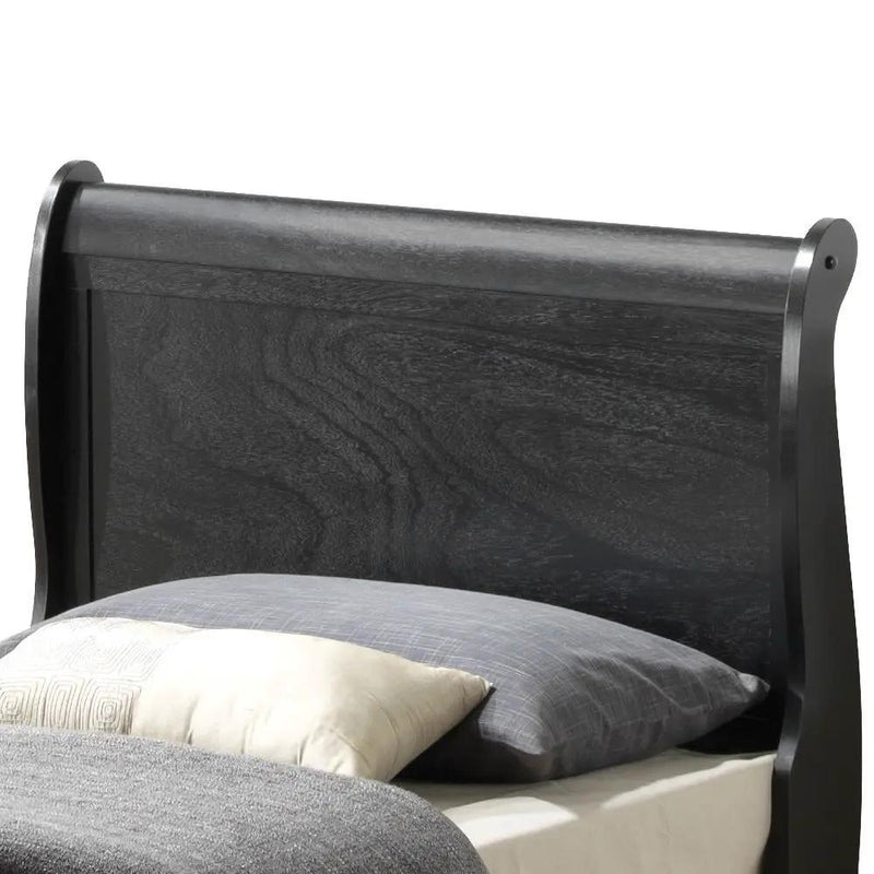 Panel Sleigh Bed by HouseOfZazla