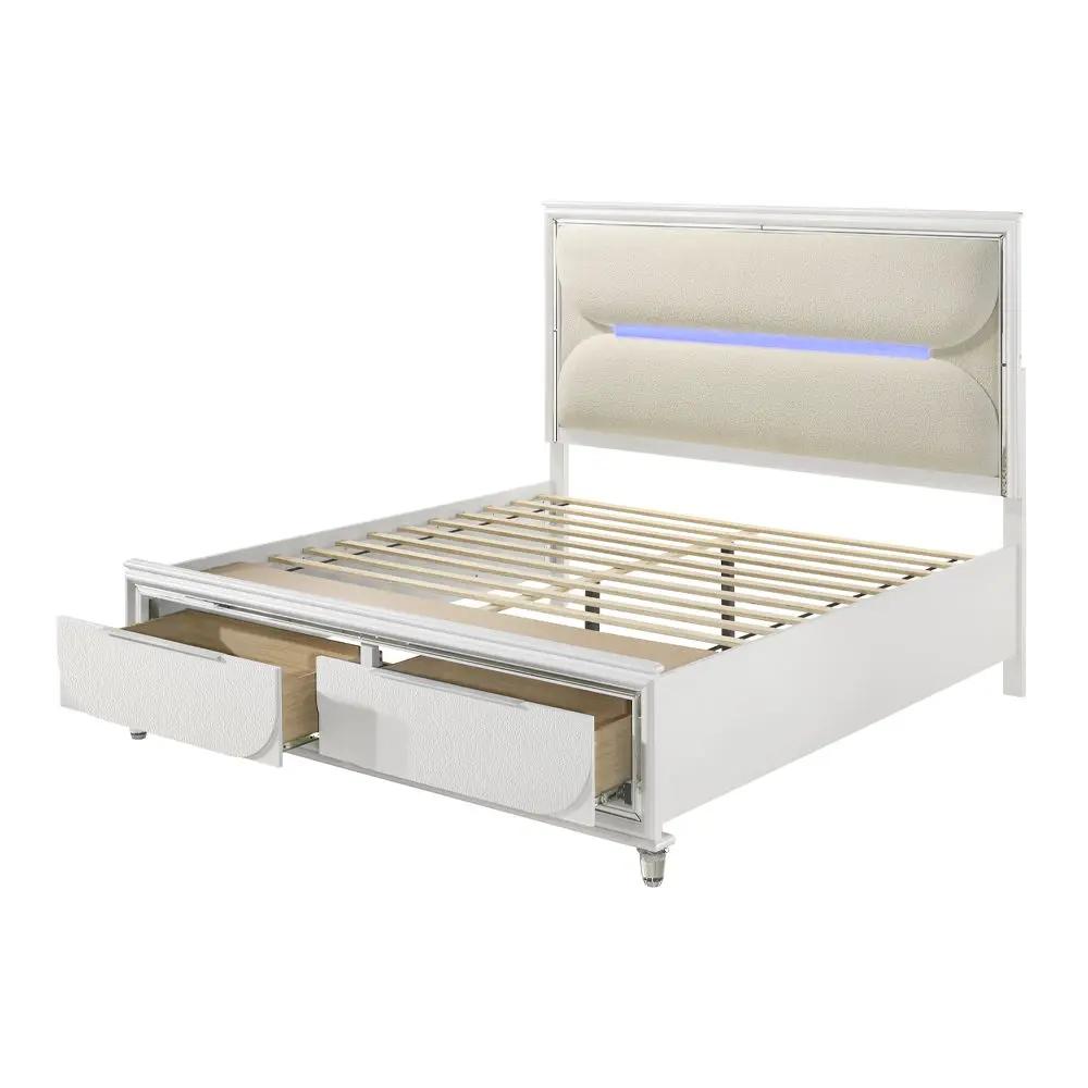 Tarian - Bed With LED & Storage by Unique Piece Furniture