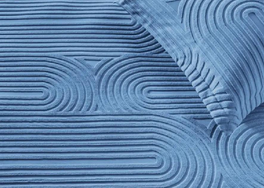 BedGear Performance King Duvet Set - Stonewash Blue/Racetrack by HouseOfZazla