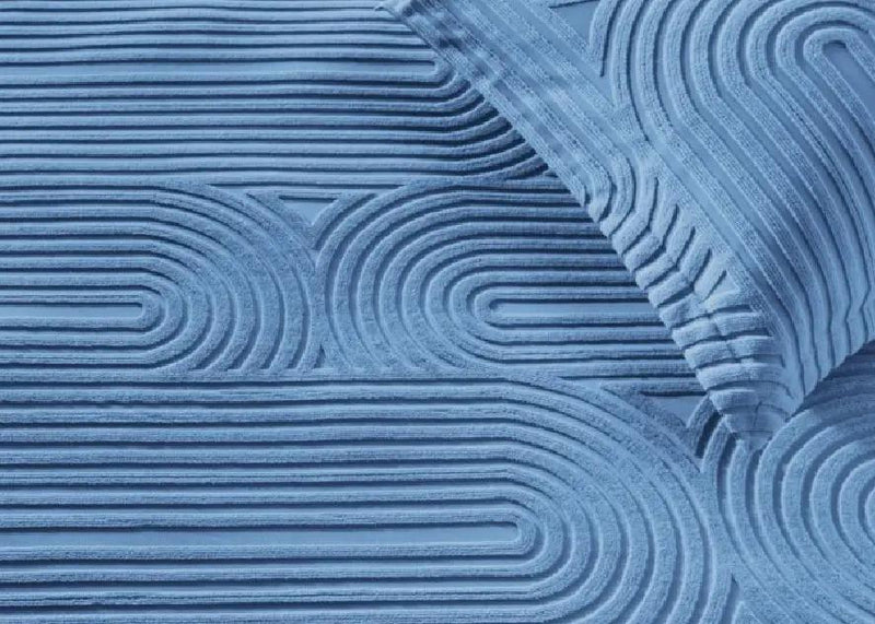 BedGear Performance King Duvet Set - Stonewash Blue/Racetrack by HouseOfZazla