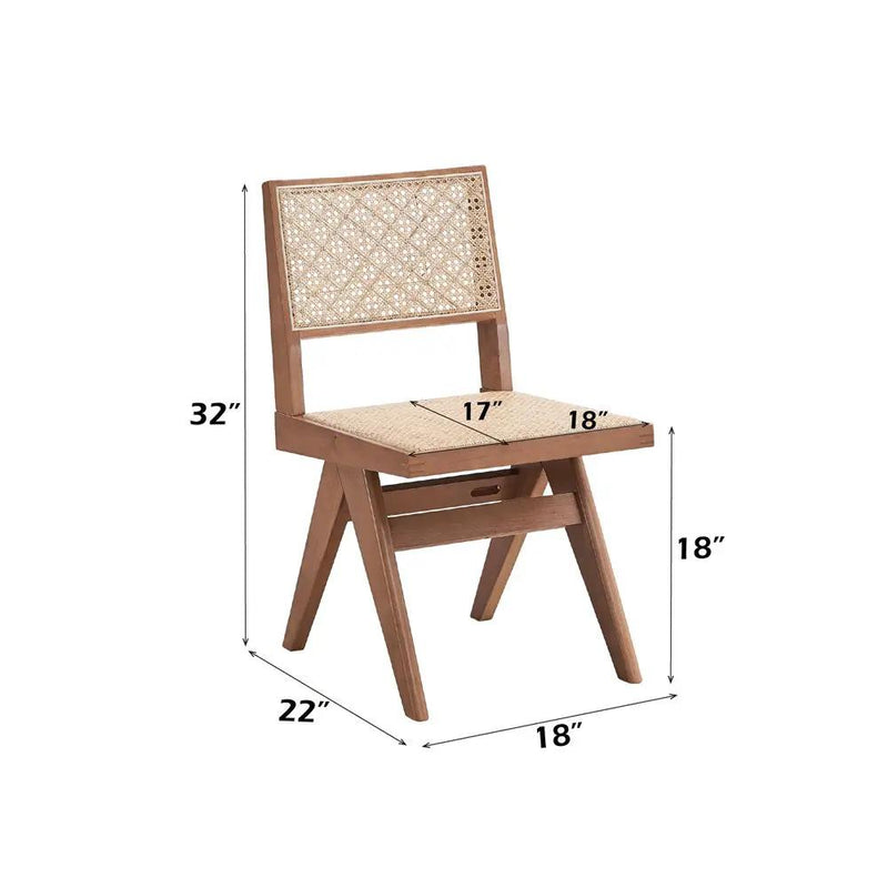 Velentina - Side Chair (Set of 2) - Rattan & Natural by Unique Piece Furniture