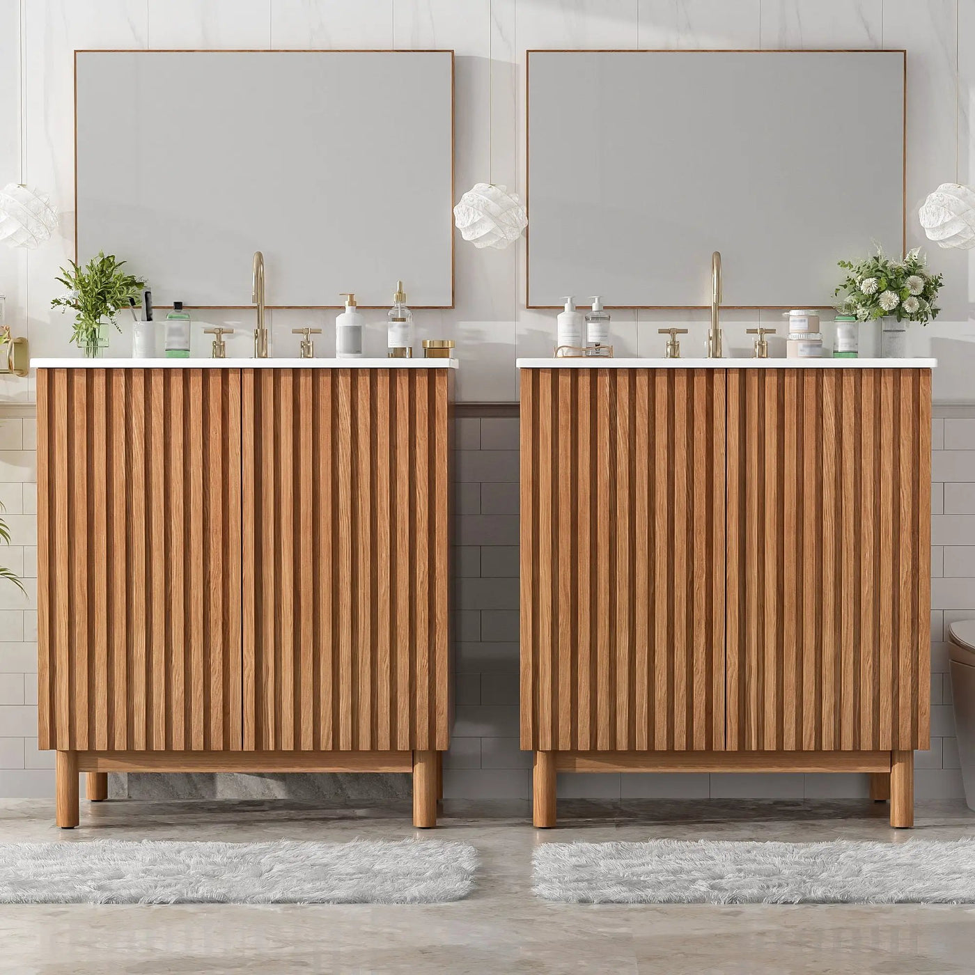 Traditional Bathroom Vanity With Ceramic Sink by Unique Piece Furniture