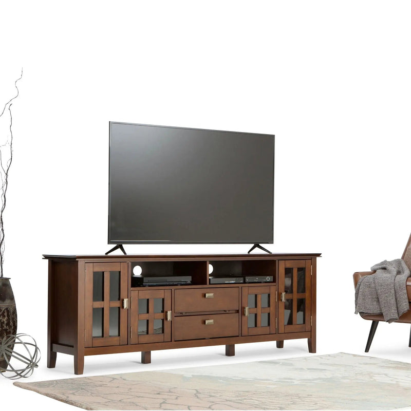 Artisan - TV Media Stand - Russet Brown by Unique Piece Furniture