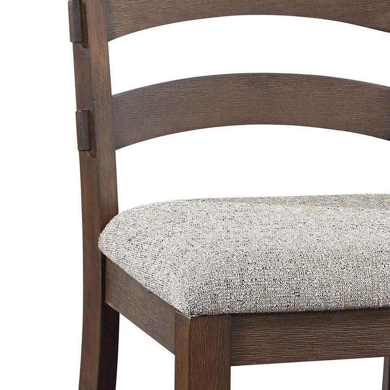 Pascaline - Rustic Side Chair (Set of 2) - Gray / Brown by Unique Piece Furniture