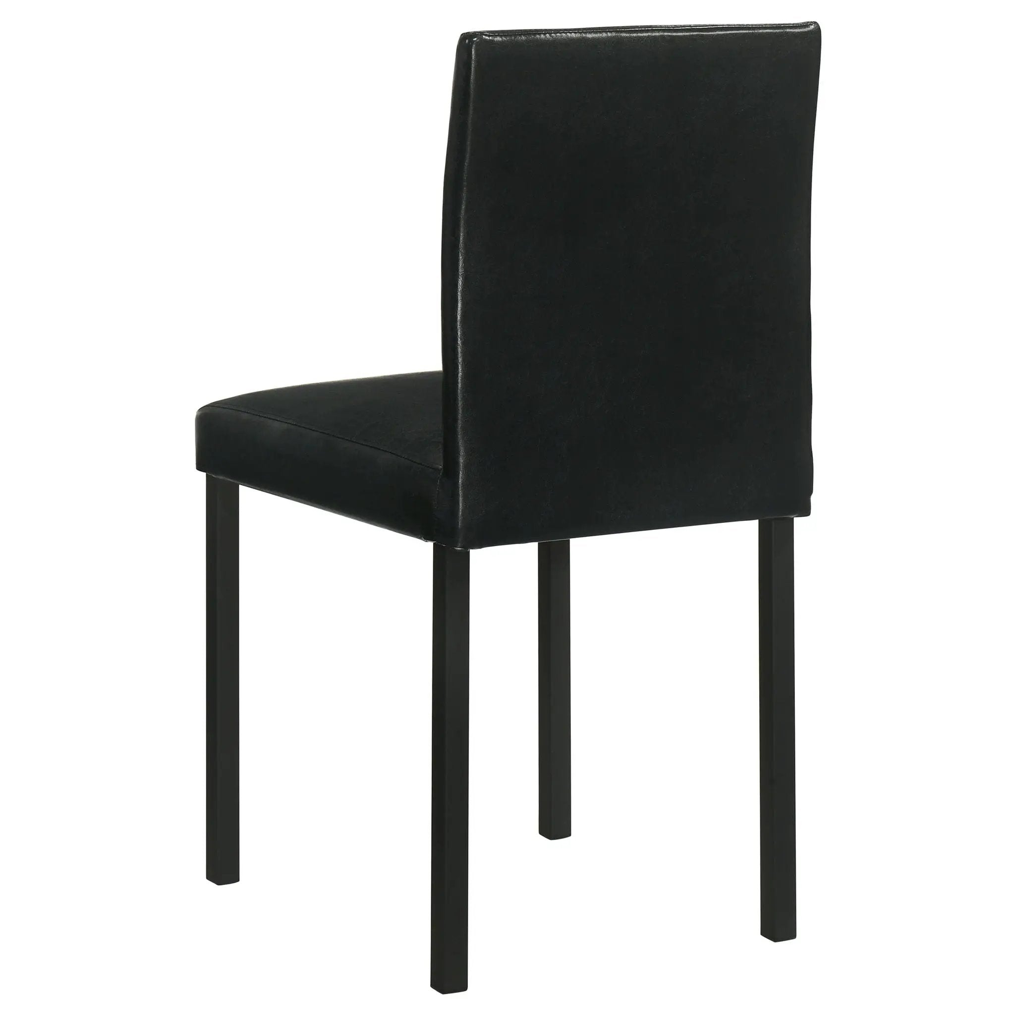 Garza Upholstered Dining Side Chair Black (Set of 4) by Unique Piece Furniture