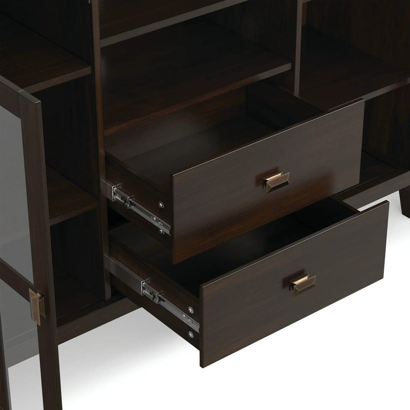Artisan - Tall TV Media Stand - Dark Chestnut Brown by Unique Piece Furniture