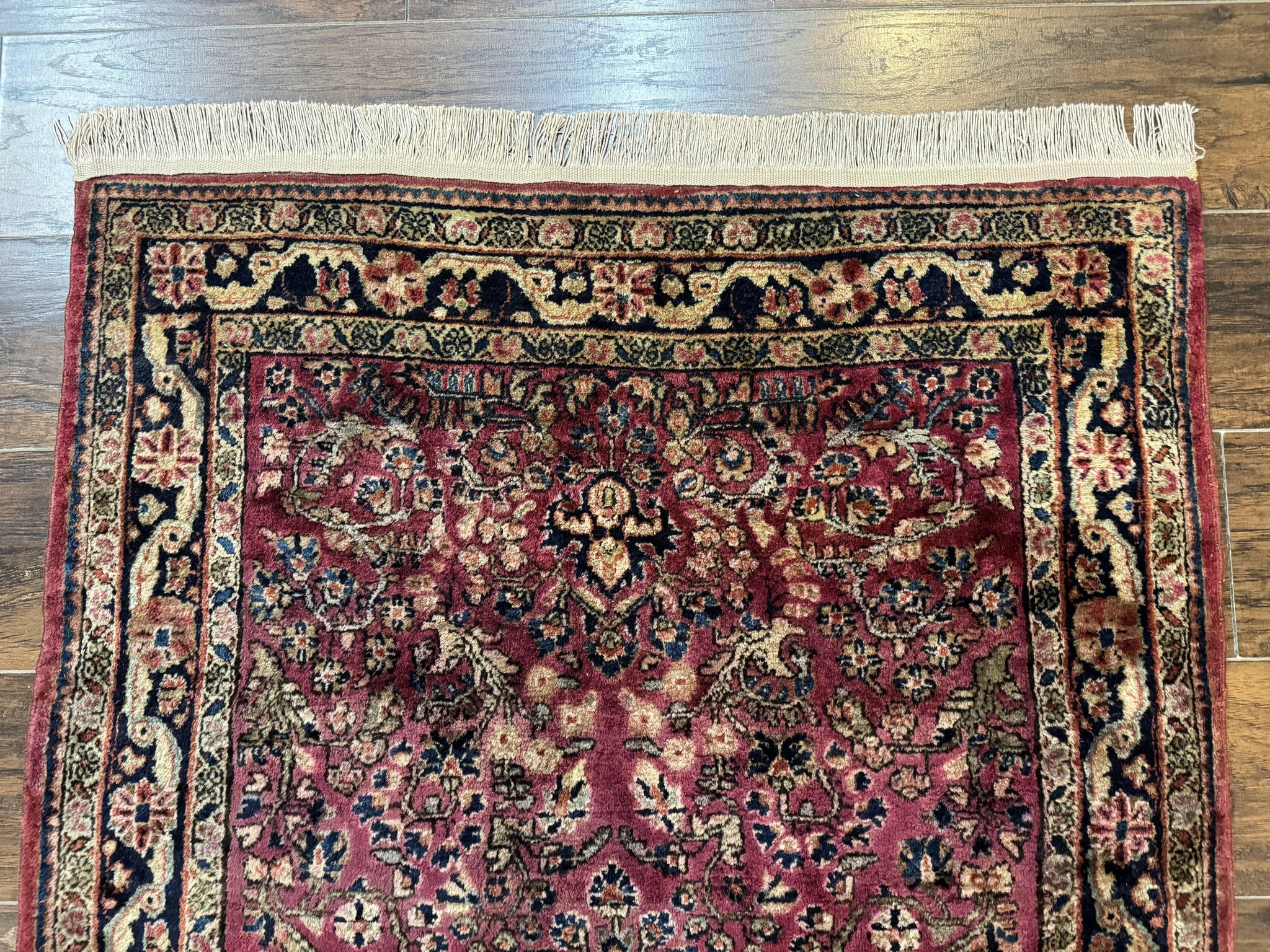Persian Sarouk Rug 3x5, Antique Persian Carpet by Jewel Rugs