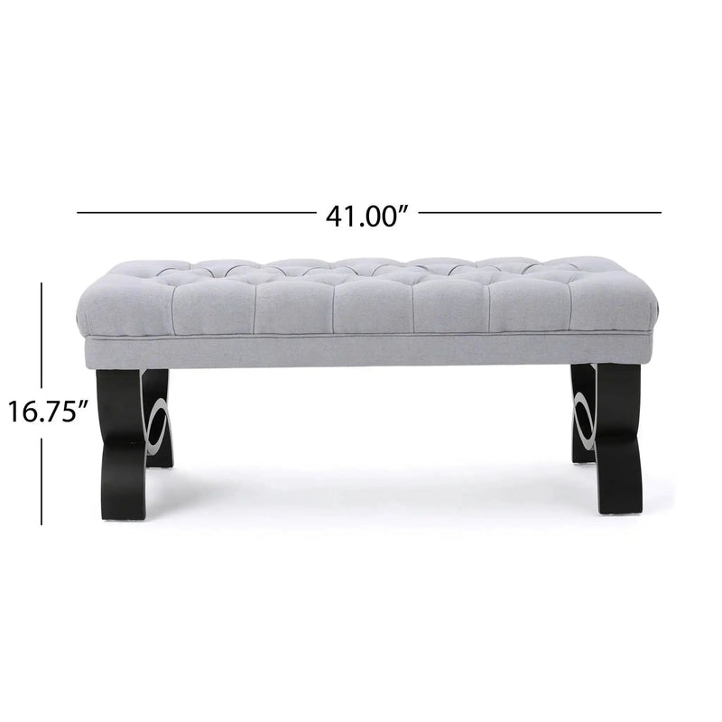 Hilton Ottoman Bench Classic Style by HouseOfZazla
