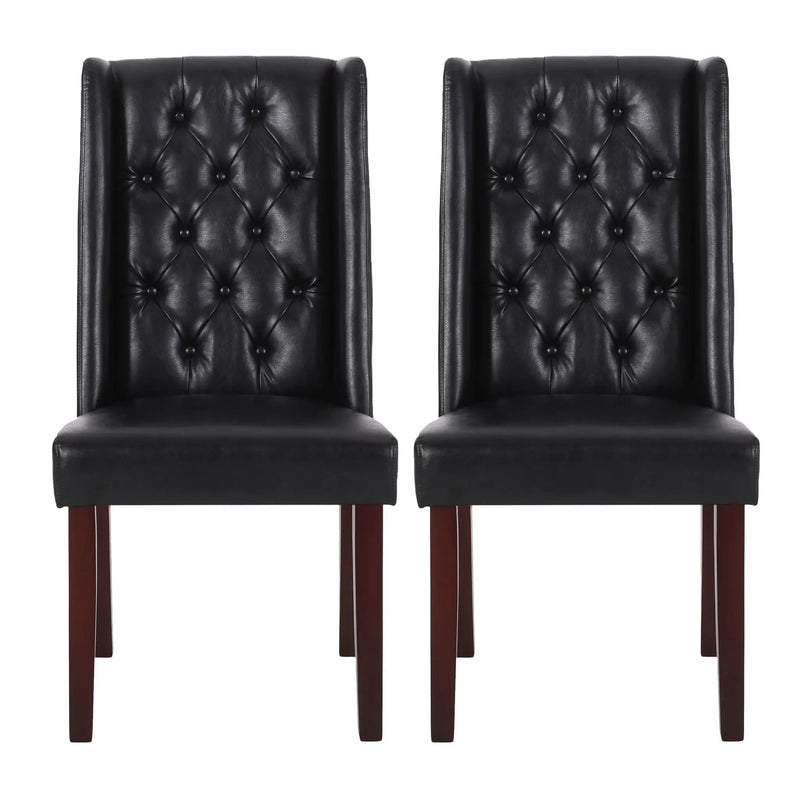 Sophisticated Tufted Dining Chair With High Back Design by HouseOfZazla