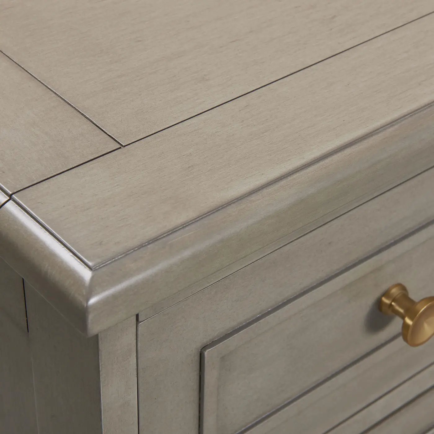 Dauphin - Handpainted Entryway Storage Cabinet - Gray Cashmere by HouseOfZazla