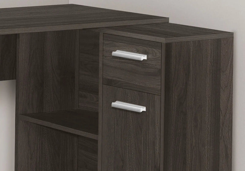 Computer Desk, Home Office, Corner, Storage Drawers, L Shape, Contemporary & Modern by HouseOfZazla