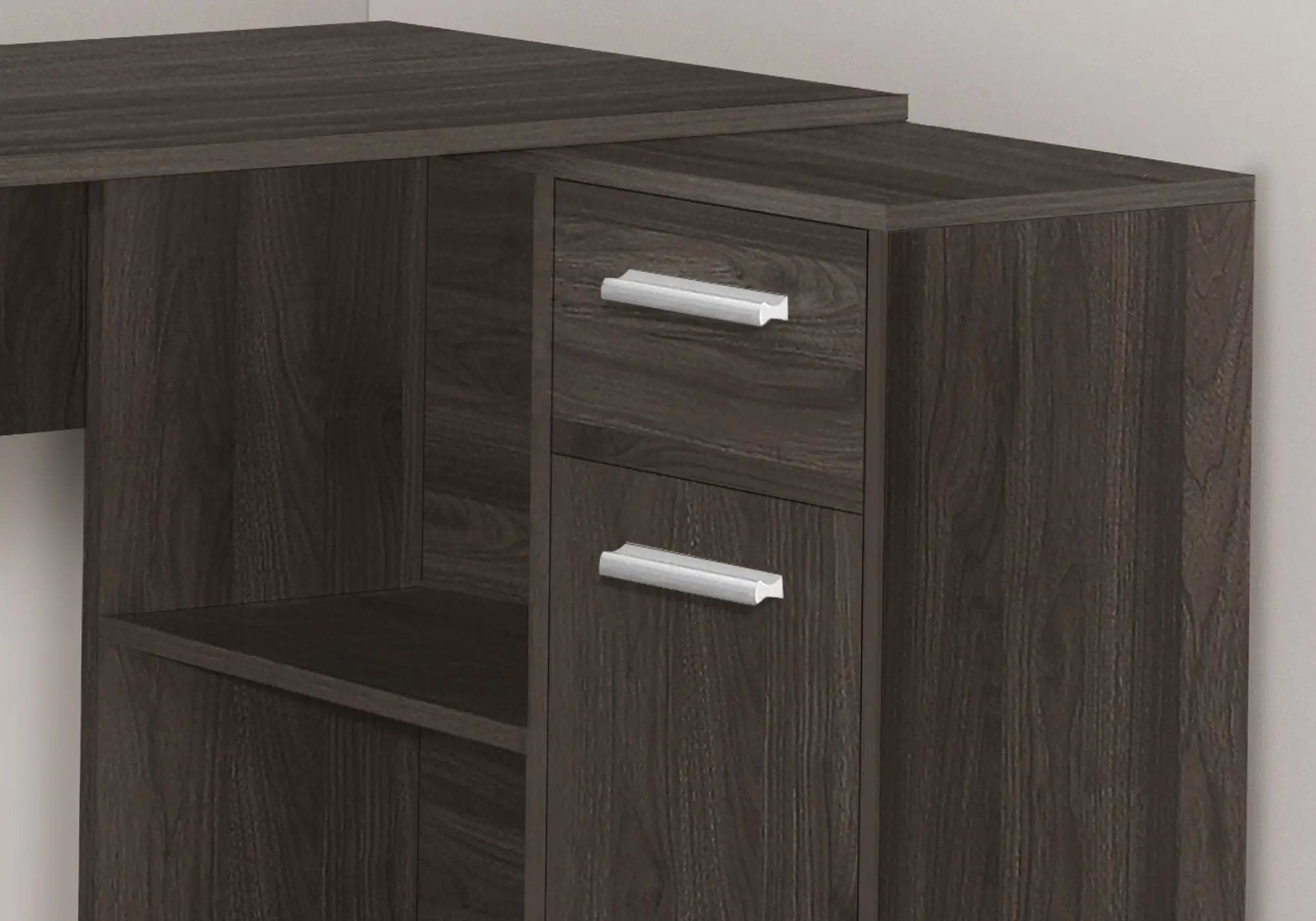 Computer Desk, Home Office, Corner, Storage Drawers, L Shape, Contemporary & Modern by Unique Piece Furniture