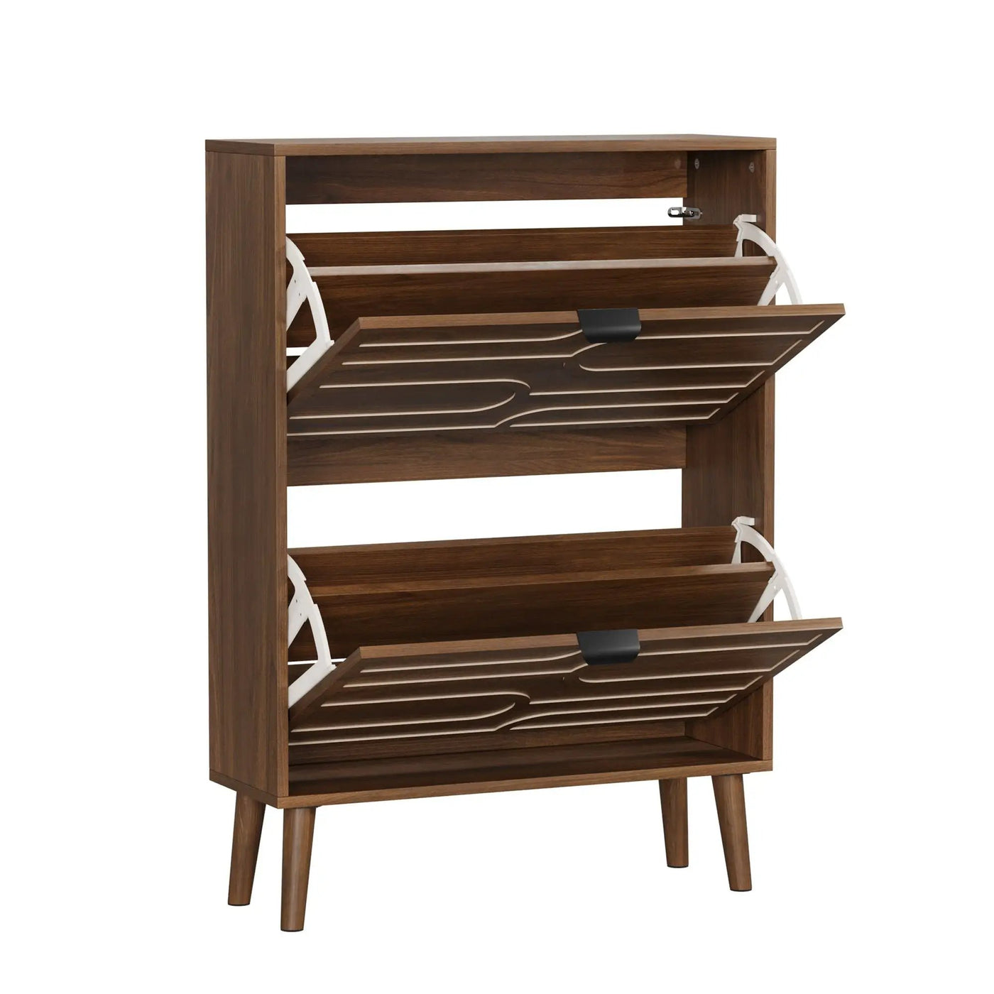Medieval - Independent Shoe Cabinet With 2 Flip Drawers by HouseOfZazla