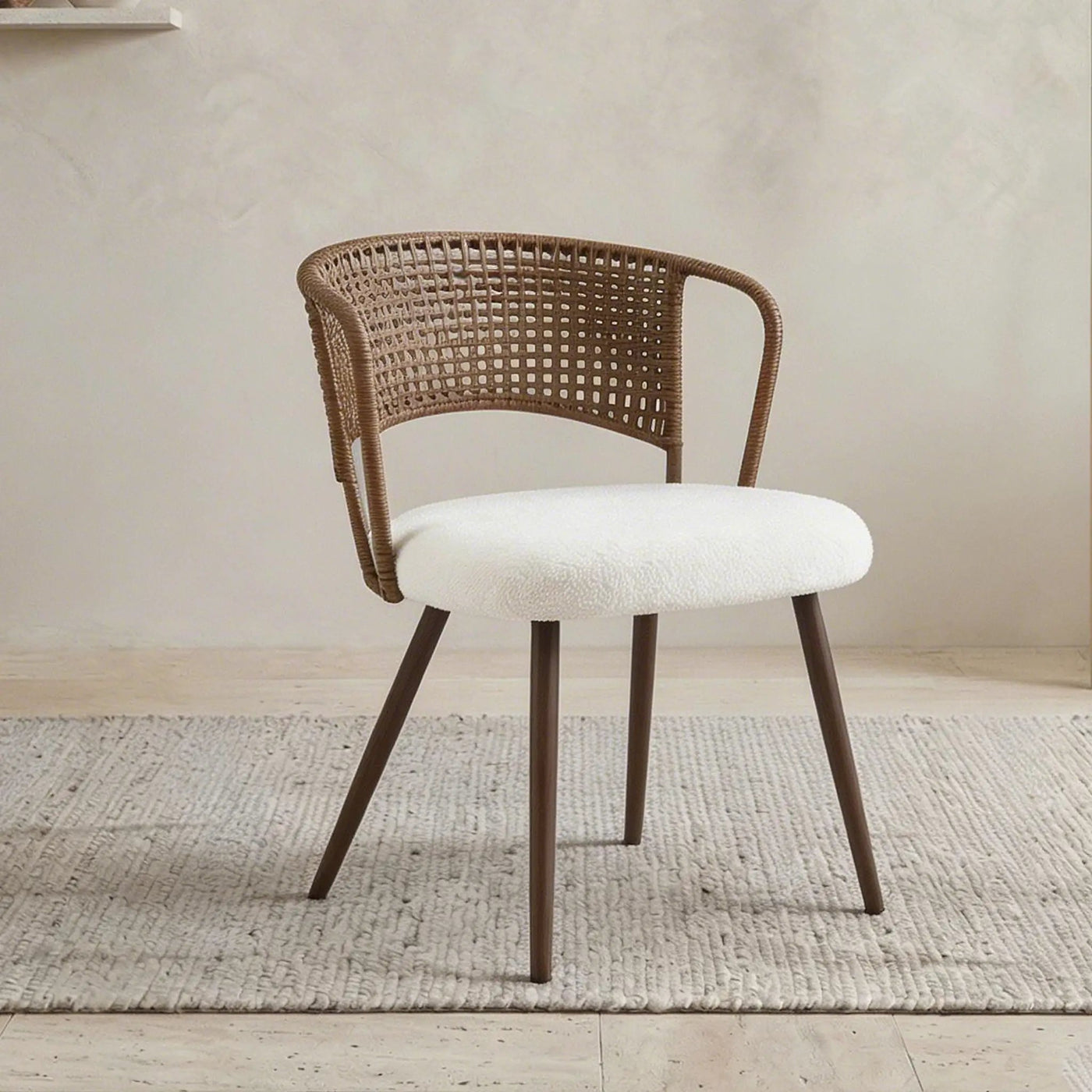 Farmhouse Style Wicker Dining Chair by HouseOfZazla