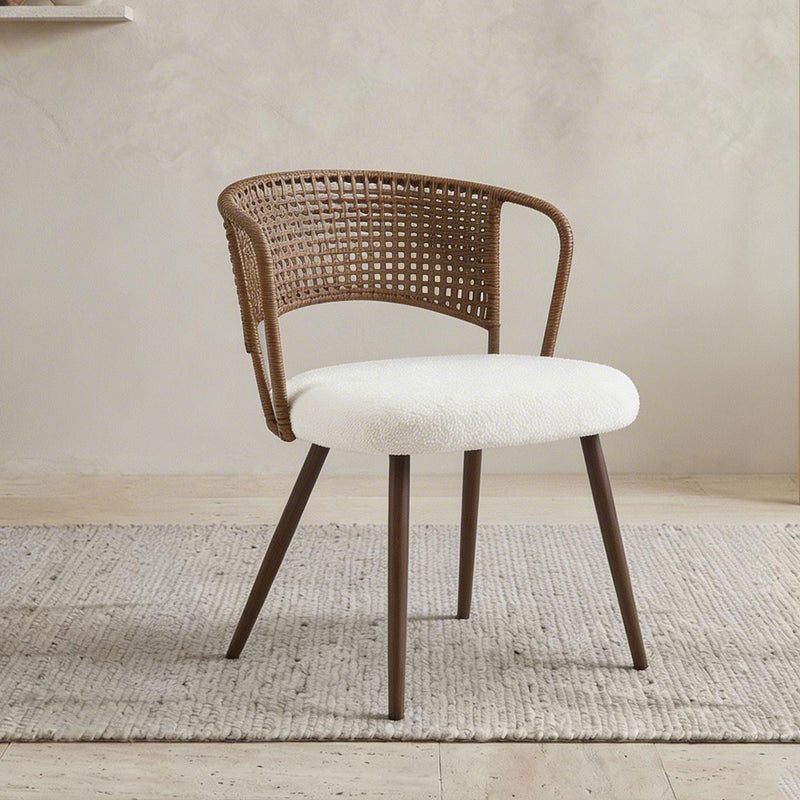 Farmhouse Style Wicker Dining Chair by HouseOfZazla
