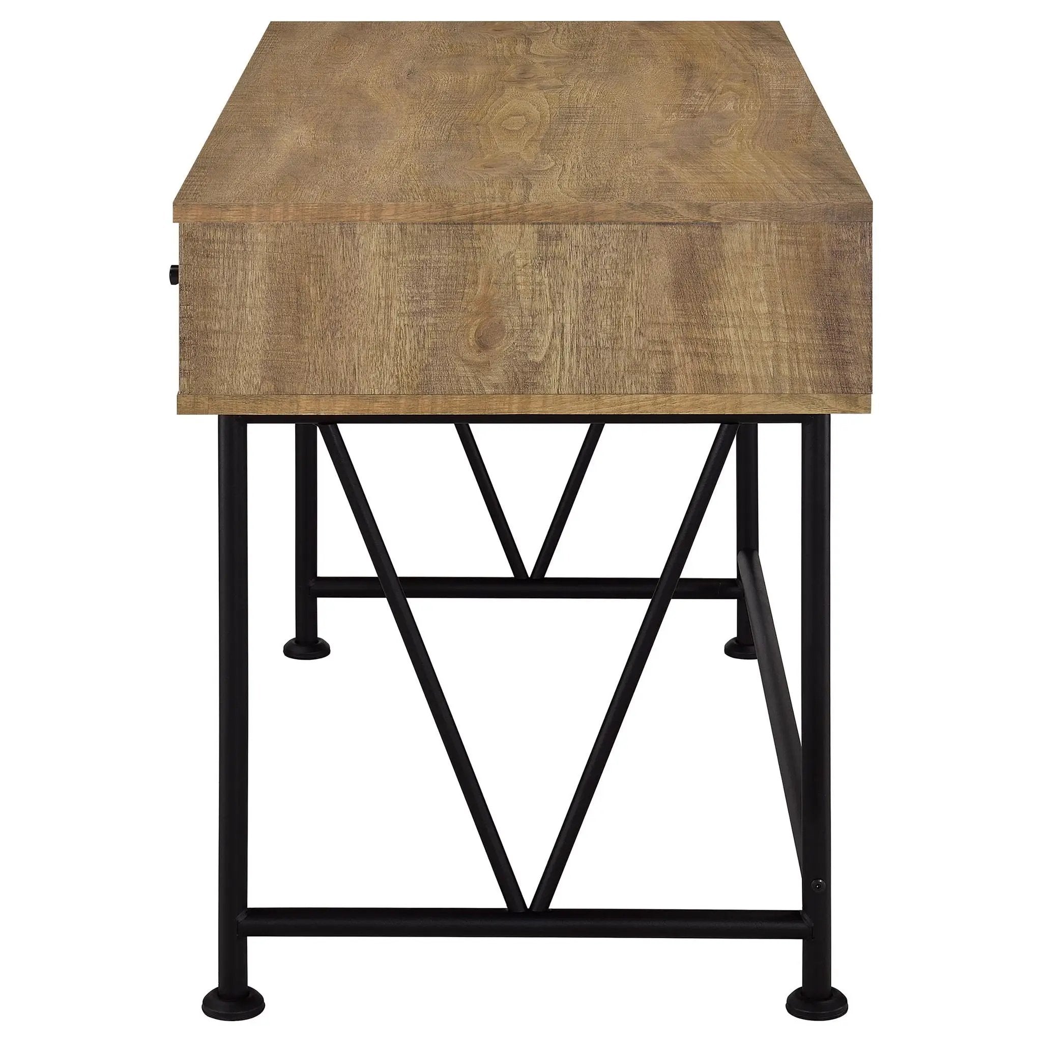 Analiese 47-inch 3-drawer Writing Desk Mango by Unique Piece Furniture